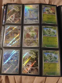 Pokemon Card TCG Collection Binder Over 300+ Cards HITS Etc. - Image 4
