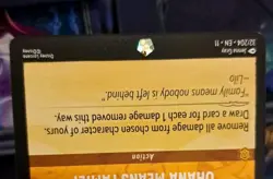 Disney Lorcana Ohana Means Family Action Card Stitch & Lilo 32/204 Non Foil - Image 4