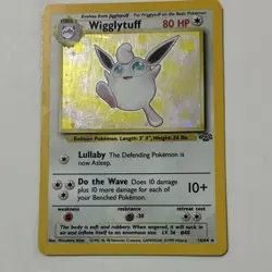 Pokemon 2 Card Lot Jungle Holo Wigglytuff 16/64 & Kangaskhan 5/64 1999 READ - Image 2