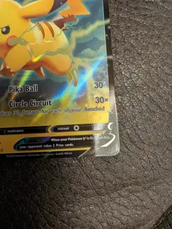 Pikachu V SWSH063 SWSH Black Star Promo Holo Pokemon Card Near Mint - Image 3