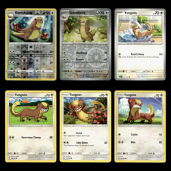 6x Lot Gumshoos Yungoos Pokemon Cards Collection Set Deck Building TCG - Image 1
