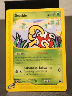 Pokemon Shuckle 96/144 Skyridge Regular Vintage Tcg Trade Cards Collect E Series - Image 1