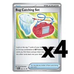 Bug Catching Set 4 Card Playset - Regular Print - Image 1