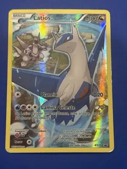 Pokemon TCG Latios XY79 Full Art Promo Holo XY Card Very Played- Portuguese - Image 1