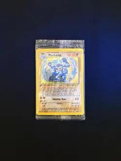 Pokemon TCG Machamp 1st Edition 8/102 Base Set Holo Rare Sealed - Image 1