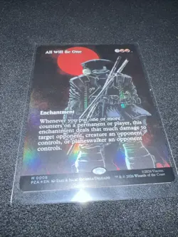 All Will Be One (Borderless) Foil Teenage Mutant Ninja Turtles MTG NM - Image 1