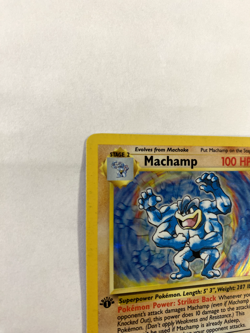 Machamp [1st Edition] #8 Pokemon Base Set - Image 2