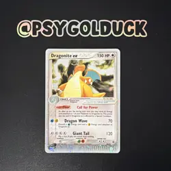 2003 Pokemon EX Dragon Dragonite EX 90/97 Rare Holo Foil - Image 1
