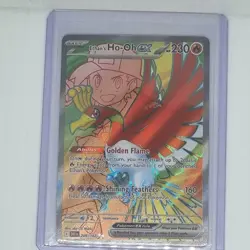 Pokemon Tcg Ethans Ho Oh Ex 209/182 Secret Rare Scarlet Violet Destined Rivals - Image 1