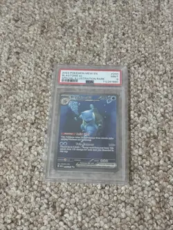 PSA 9 - Blastoise ex SIR #200 - 2023 Pokemon MEW EN - Image 1