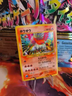 Pokemon Karte Card Ho-Oh Neo Revelation 2000 Rare Holo Wotc japanese NM - Image 1