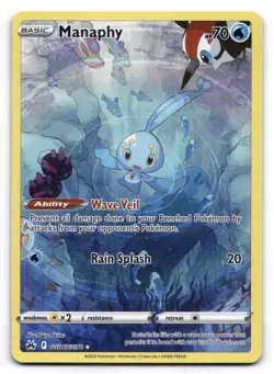 Manaphy NM GG06/GG70 Crown Zenith: Galarian Gallery Pokemon TCG Holo - Image 1