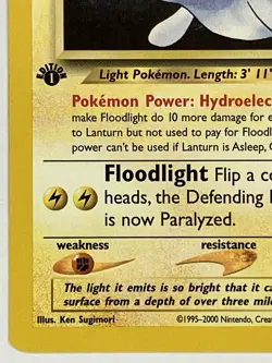 Lanturn NM 1st Edition Neo Genesis 38/111 Pokemon TCG Regular - Image 5