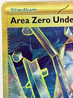 Area Zero Underdepths NM GOLD 174/142 Sv07: Stellar Crown Pokemon TCG Holo - Image 3