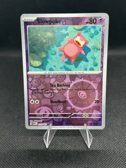 SLOWPOKE INK ERROR | 079/165 Reverse Holo Pokemon Scarlet & Violet 151 - Image 2