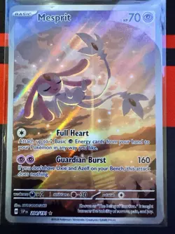 Pokemon TCG Mesprit 204/191 Surging Sparks Illustration Rare - Image 1