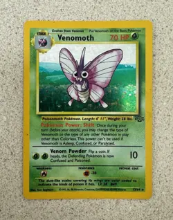 Pokemon TCG Jungle Holo Lot 4: Victreebel, Pinsir, Nidoqueen, Venomoth - Image 5