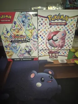 Pokemon Prizmatic And 151 Booster Bundle Boxes Open With Bulk. - Image 1