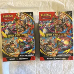 Pokemon Mega Evolution Booster Bundle 2x 2025 Factory Sealed - Image 1