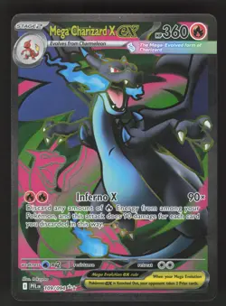 Mega Charizard X ex 109/094 Pokemon TCG Phantasmal Flames NM - Image 1