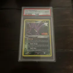 2004 POKEMON EX TEAM ROCKET RETURNS #3 DARK CROBAT-REVERSE FOIL PSA 8 - Image 1