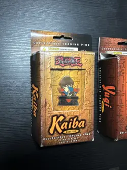 Yu-Gi-Oh! 1996 1st Edition Collectible Trading Pins Yugi And Kaiba Base Sets - Image 2