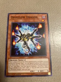 Yu-Gi-Oh! overflow dragon mint common 1st ed EN004 - Image 1