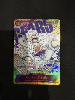 One Piece Monkey D Luffy SEC Alt Art OP05-119 Awakening New Era NM/LP - Image 1