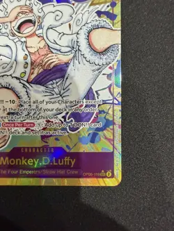 One Piece Monkey D Luffy SEC Alt Art OP05-119 Awakening New Era NM/LP - Image 3
