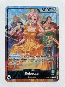 One Piece Card Game Rebecca (Alternate Art) OP15-039 L English - Image 1