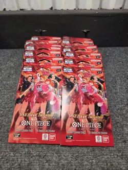 Lot of 10 ONE PIECE TCG EB-03 Heroines English Searched Opened Booster Packs - Image 1