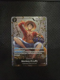One Piece CCG Monkey D. Luffy Alternate Art P-075 - Image 1