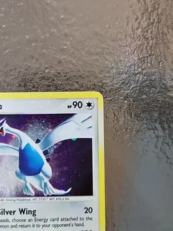 Pokemon TCG Lugia 14/132 Secret Wonders Holo Bleed Dual Swirl Rare 2007 Card NM - Image 2