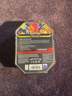 Pokemon TCG Mega Charizard X EX Tin New and Sealed - Image 4