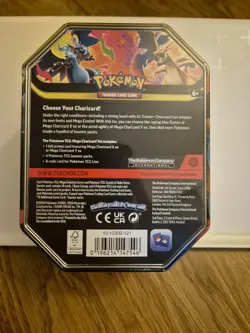 Pokemon TCG Mega Charizard X EX Tin - Brand New and Factory Sealed - Image 3