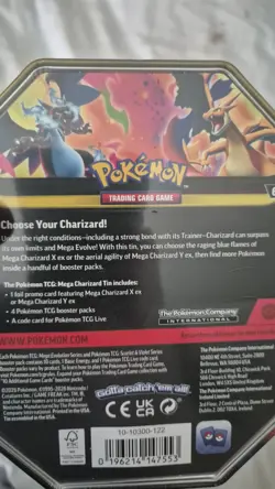Pokemon TCG - Mega Charizard Y Ex Tin - Brand New And Sealed - Image 1