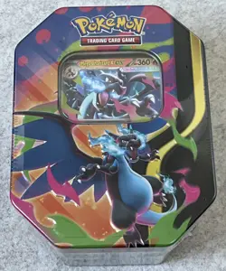 Pokemon TCG Mega Charizard X EX Window Tin - Brand New And Sealed FAST SHIP🚚✅ - Image 1