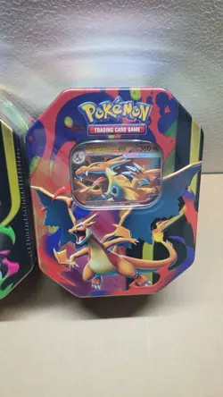 Pokemon TCG MEGA CHARIZARD EX TIN PAIR CHARIZARD X & Y BRAND NEW AND SEALED 2026 - Image 3