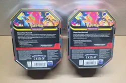 Pokemon TCG MEGA CHARIZARD EX TIN PAIR CHARIZARD X & Y BRAND NEW AND SEALED 2026 - Image 4