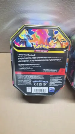 Pokemon TCG MEGA CHARIZARD EX TIN PAIR CHARIZARD X & Y BRAND NEW AND SEALED 2026 - Image 5