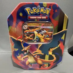 Pokemon TCG Mega Charizard Y EX Tin - Sealed and brand new - Image 1