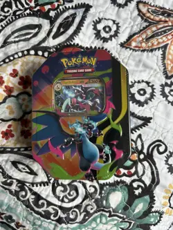 Pokemon TCG Mega Evolution Charizard ex Tin X Brand New and Sealed - Image 1