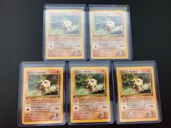 Blaine's Mankey 63/132 1st Edition NM Gym Challenge Non-Holo Pokemon Card - Image 1