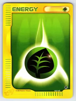Grass Energy 162/165 2002 Expedition Pokemon Card TCG WOTC Vintage - Nm/Vlp - Image 1