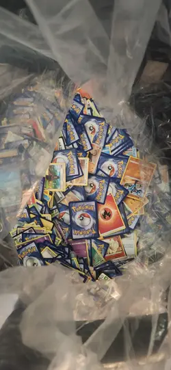 Huge Pokemon card bulk collection weighing approximately 28 pounds total 7000+/- - Image 2