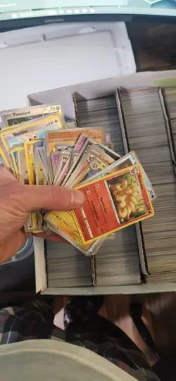 Huge Pokemon card bulk collection weighing approximately 28 pounds total 7000+/- - Image 5