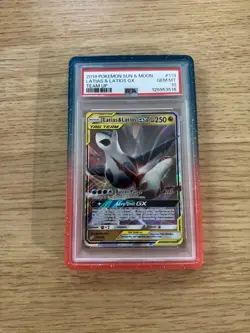 2019 Pokemon Latias & Latios GX TCG Sun & Moon Tag Team Card 113/181 PSA 10 - Image 1