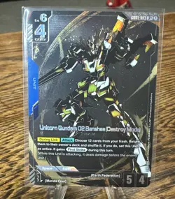 Unicorn Gundam 02 Banshee (Destroy Mode) (LR+) GD01-003 - Gundam TCG Card Game - Image 1