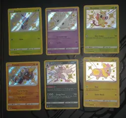 Pokemon Shining Fates Holo Lot 6 Cards Blipbug Milcery Grookey Falinks Grimmsna… - Image 1
