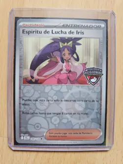 Pokemon TCG "Espiritu de Lucha de Iris" Regional Promo Card, NM/M - ES - Image 1